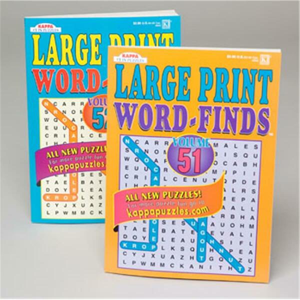 Rgp Word Find Book Large Print, 120PK 22151F